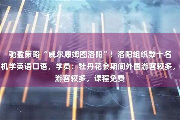 驰盈策略 “威尔康姆图洛阳”！洛阳组织数十名出租车司机学英语口语，学员：牡丹花会期间外国游客较多，课程免费